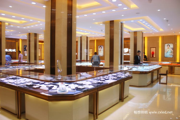 界首·王氏珠宝城珠宝照明工程案例