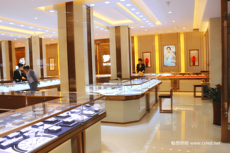 界首·王氏珠宝城珠宝照明工程案例