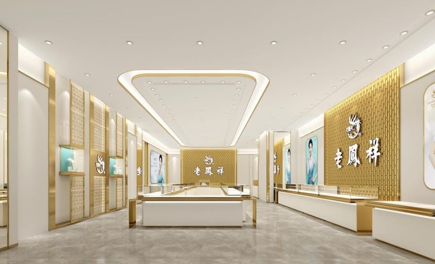 南京江宁万达老凤祥珠宝照明案例