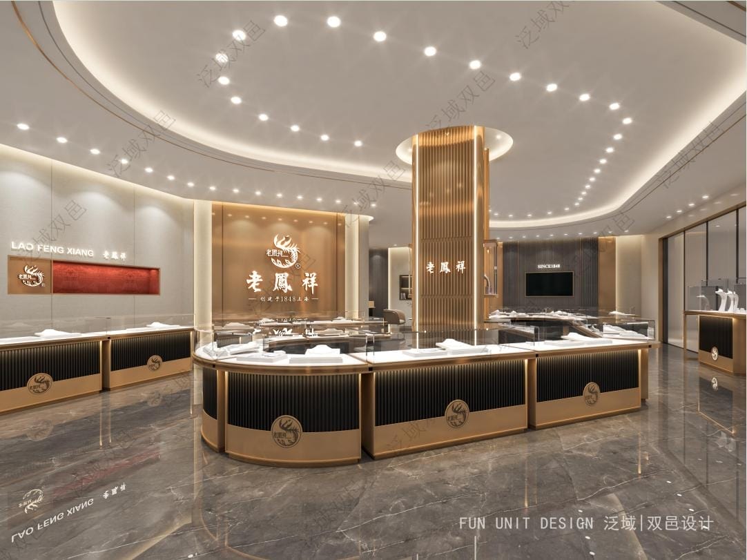 临沂罗庄老凤祥珠宝照明案例