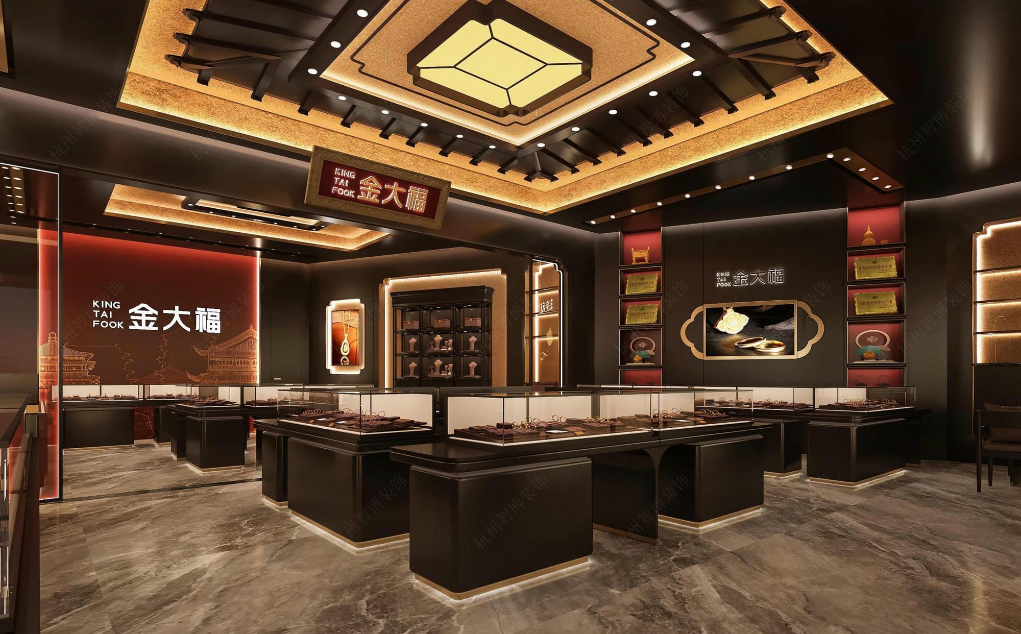 广德金大福珠宝照明案例