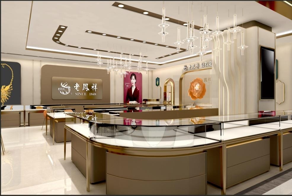 东台吾悦老凤祥珠宝照明案例