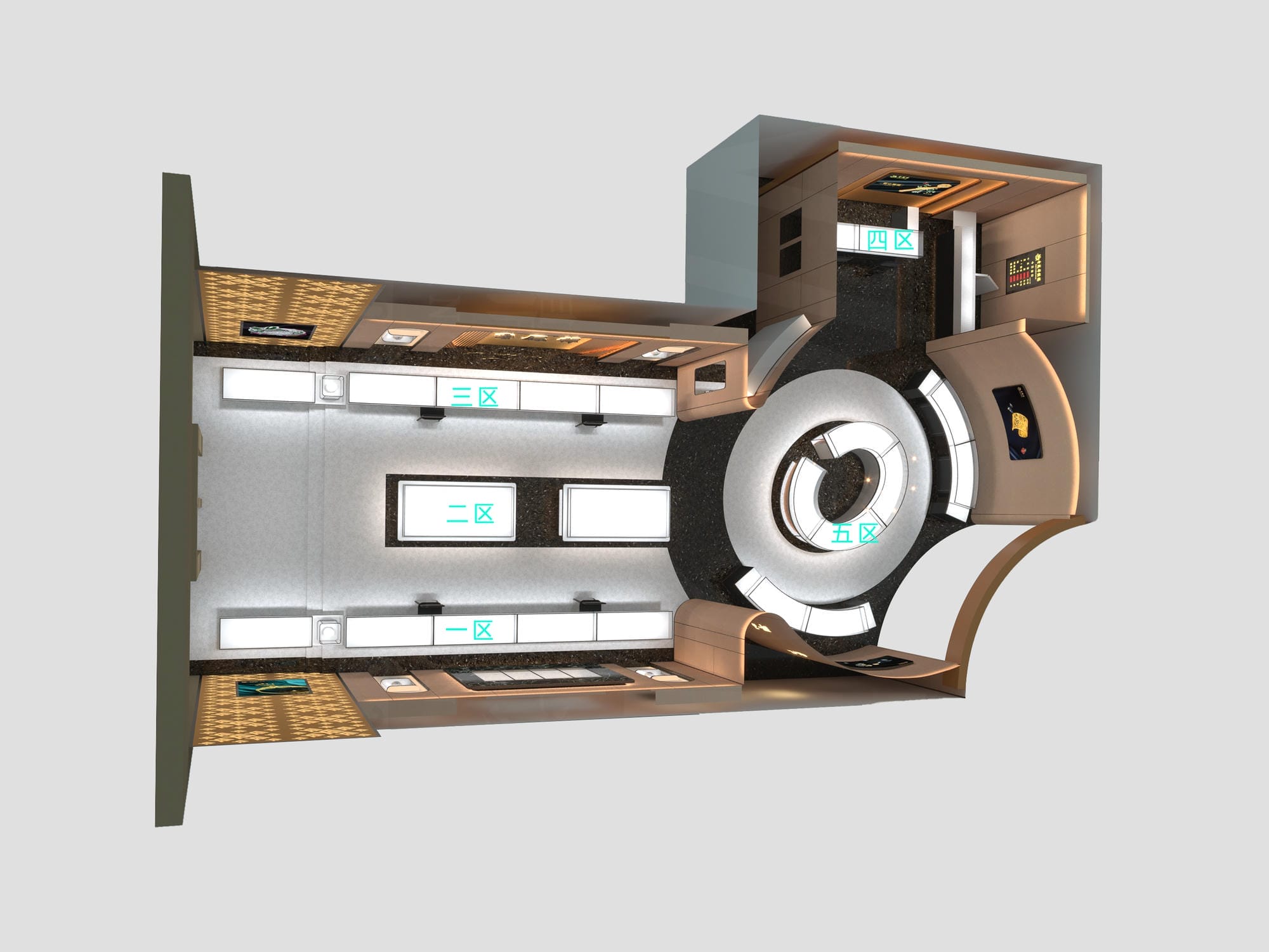 河南郑州老凤祥（亚细亚广场）珠宝照明案例