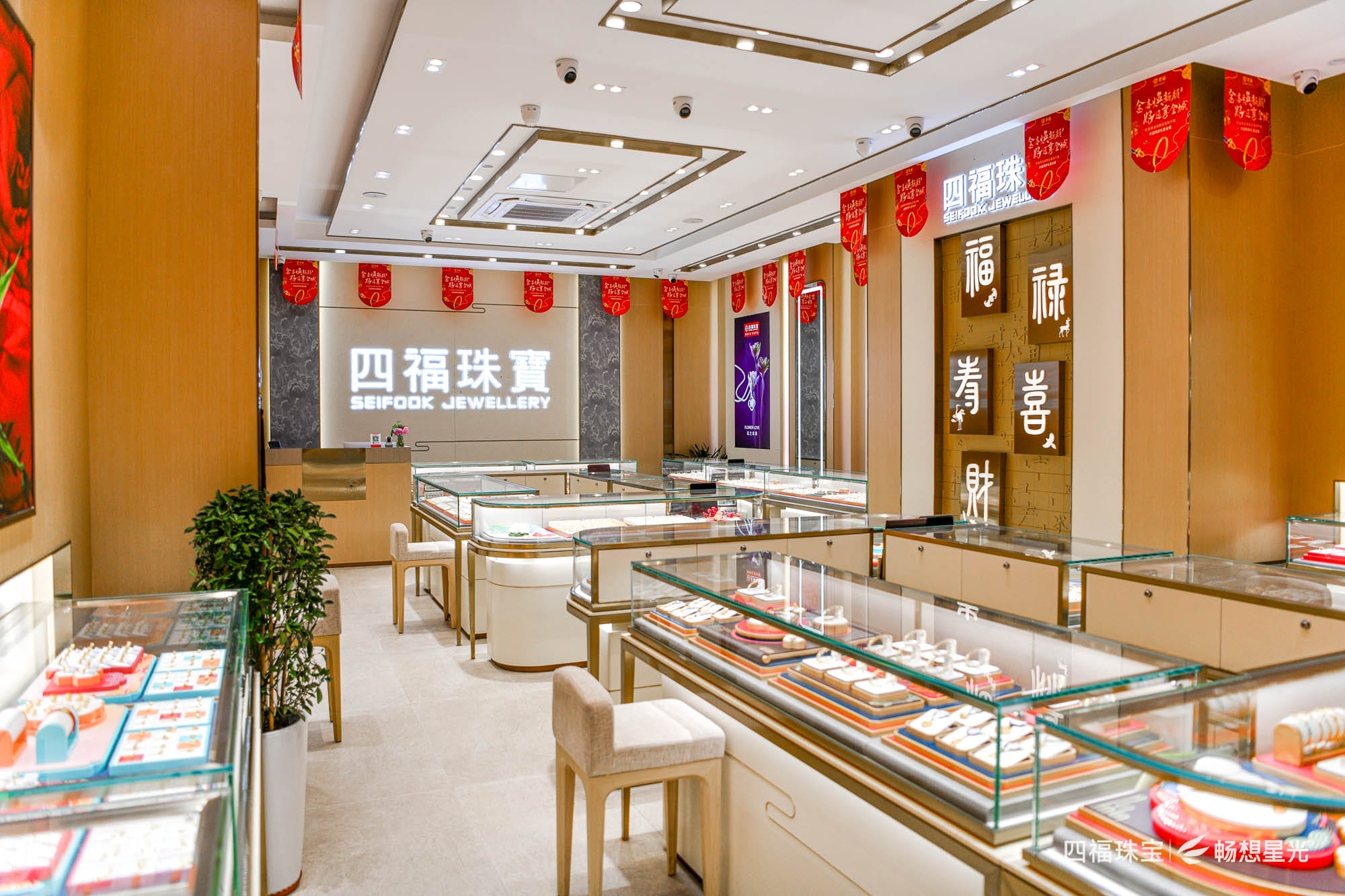 合肥肥东四福珠宝照明案例