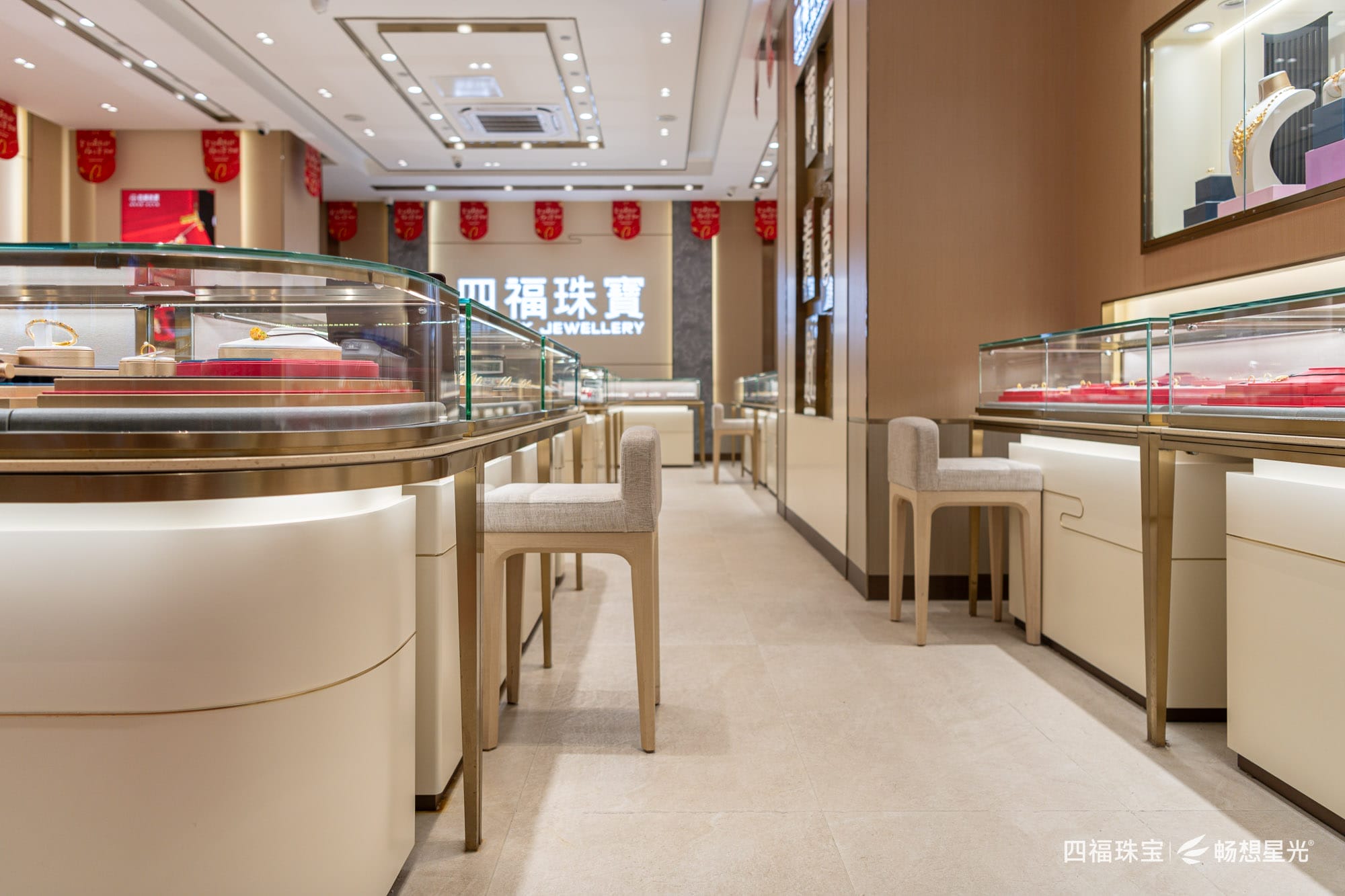 合肥肥东四福珠宝照明案例