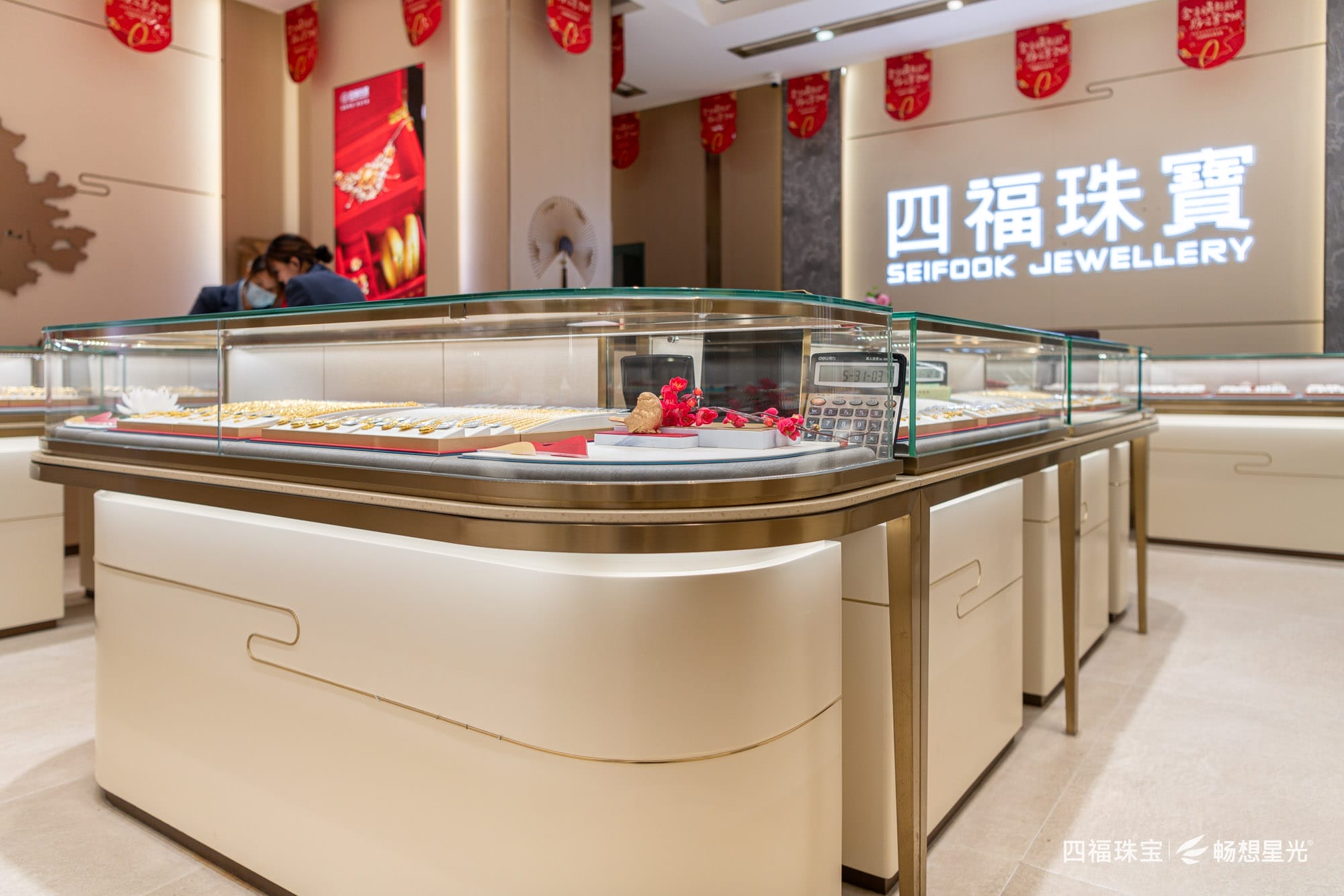 合肥肥东四福珠宝照明案例